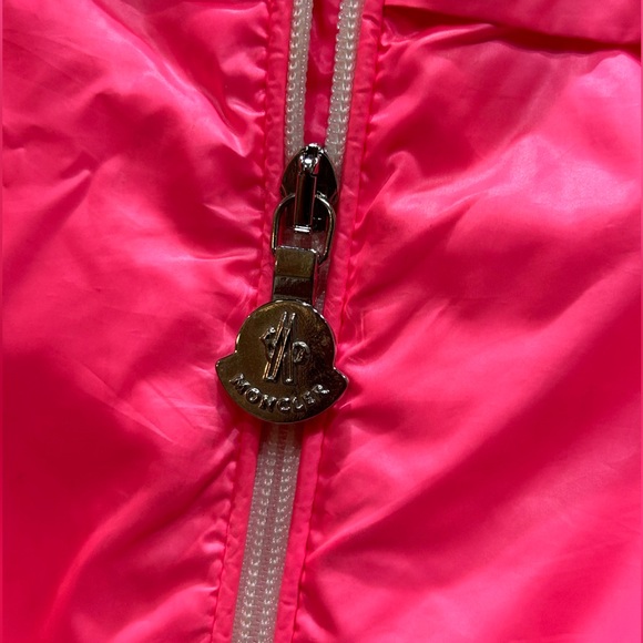 Moncler pink lightweight jacket size 6/9 New - Picture 5 of 10